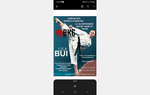 stage Lila BUI le 20 septembre 