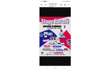 stage karaté enfants