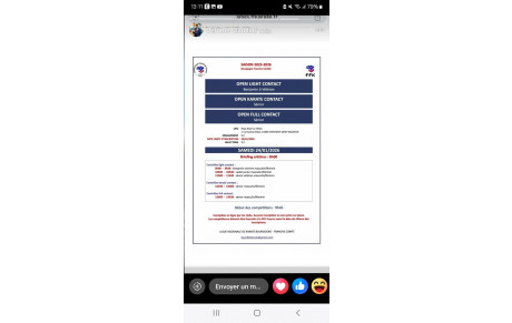 open régional contact